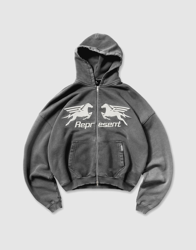 Represent - Pegasus Zip Through Hoodie