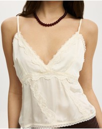 Cotton On - Satin Lace Cami