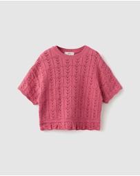 M.N.G - Carmine Sweater Vest - Kids-Teens