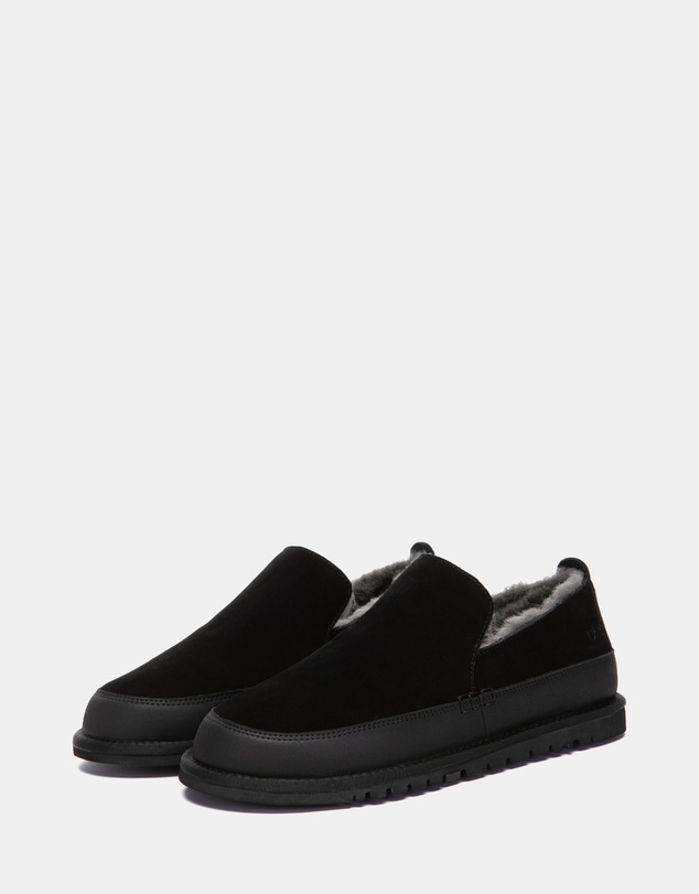 EVERAU - Australian Shepherd Ugg Frozark Cow Suede Upper Loafer Oxfords Flats