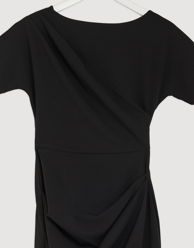 Revibe - Repaired Tussah Cindy Crepe Tuck Midi Dress - AU 8