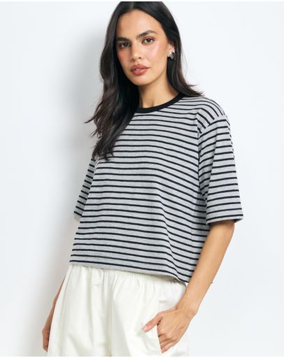 Grey And Black Stripe