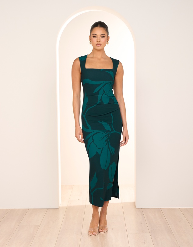 Iona Square Neck Midi Dress
