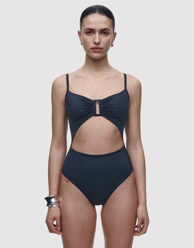 COS - Gathered Cutout Swimsuit