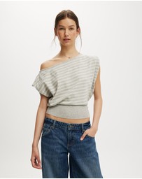 Cotton On - Everfine Short Sleeve Batwing Knit