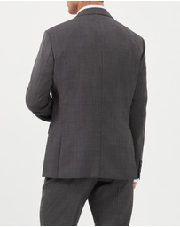 Van Heusen - Wool Blend Glen Check Suit Jacket
