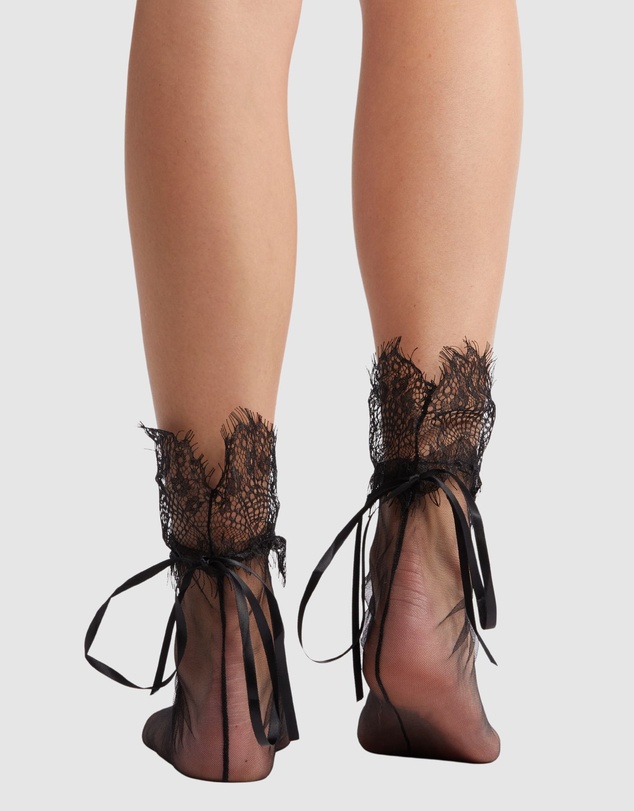 High Heel Jungle - Tied Up Lace Socks