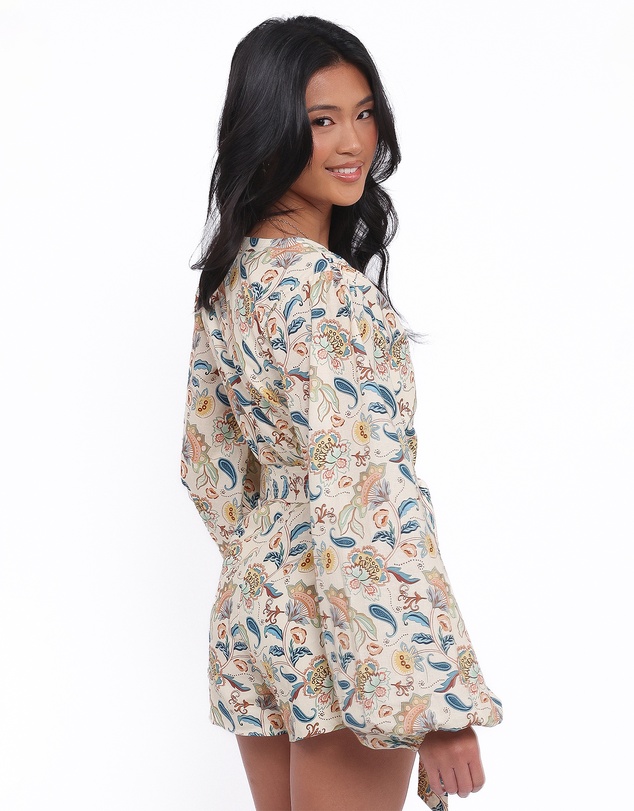 Petal & Pup - Soul Belted Playsuit - Paisley