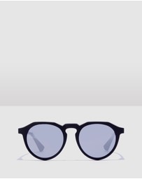 Hawkers Co - Black Chrome Warwick Raw Sunglasses for Men and Women UV400