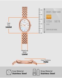 Emporio Armani - Rose Gold Analogue Watch
