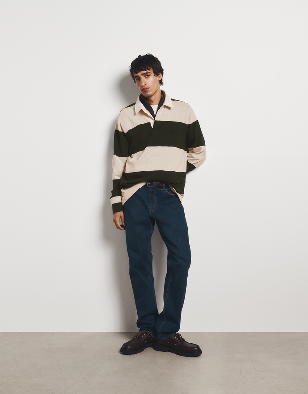Country Road - Australian Cotton Stripe Rugby Polo