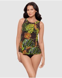 Miraclesuit Swimwear  - Sunset Islet Ursula Underwired High Neck Tankini Top