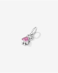Michael Hill - Created Pink Sapphire Girl Pendant in Sterling Silver