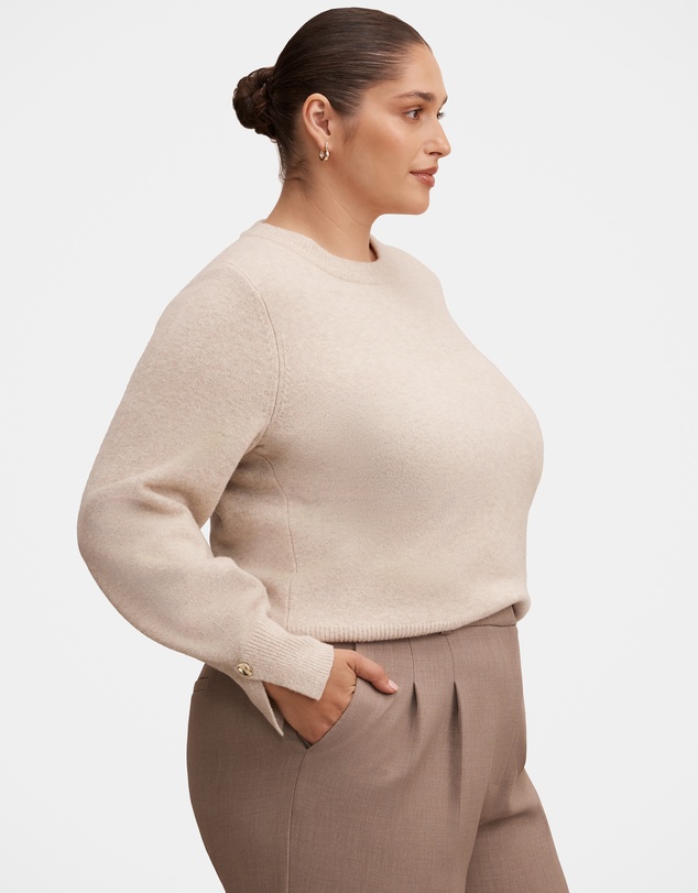 Forever New Curve - Ellie Curve Cuff Detail Sweater