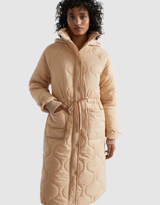 Seed Heritage - Longline Quilted Puffer Jacket