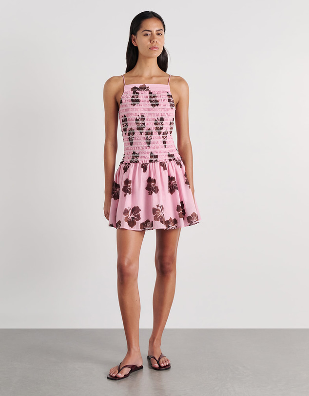 Jag - Bobbi Shirred Mini Dress