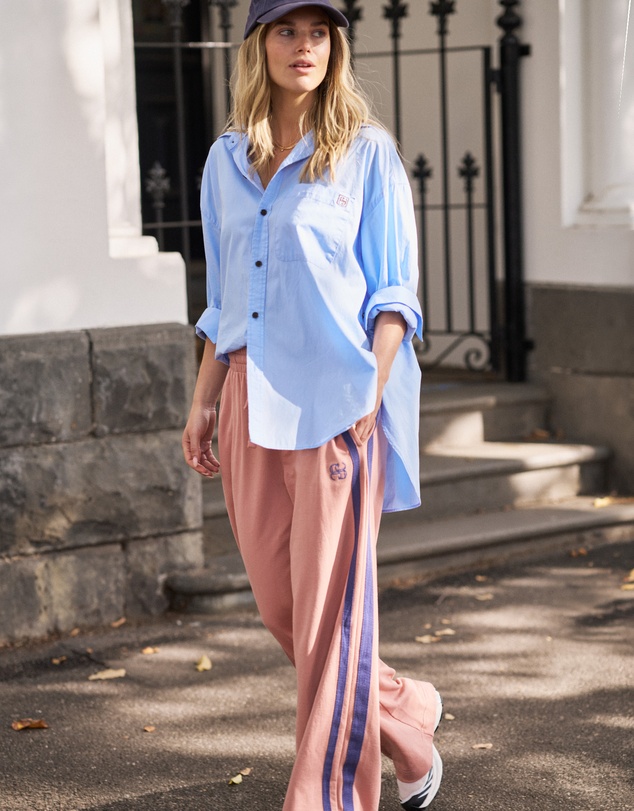 Ceres Life - Gigi Wide Leg Terry Trackpant