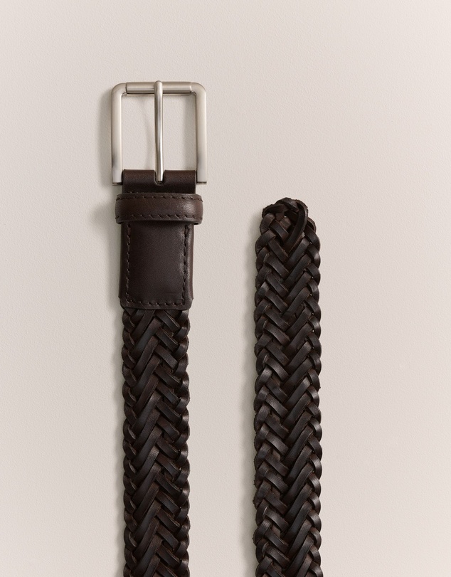 Trenery - Marek Woven Belt in Espresso