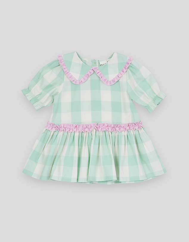 Goldie + Ace - Gingham Collar Dress - Babies-Kids