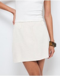 AERE - Leni Tailored Mini Skirt