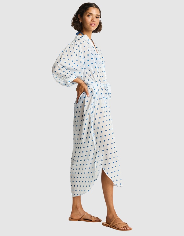 Sea Level Australia - Dottie Boho Long Shirt Dress