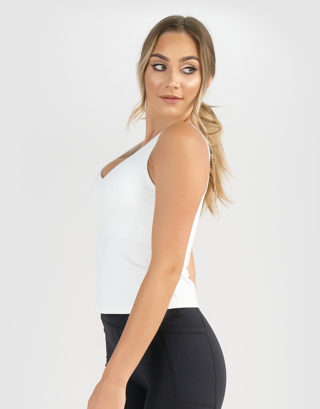 Core Trainer - Dani Longline Tank White