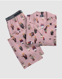 Polo Ralph Lauren - Madison Cotton Long Sleeve Button Down Pyjama Set