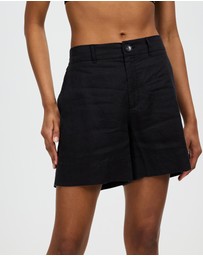 Grace Willow - Holly Linen Shorts