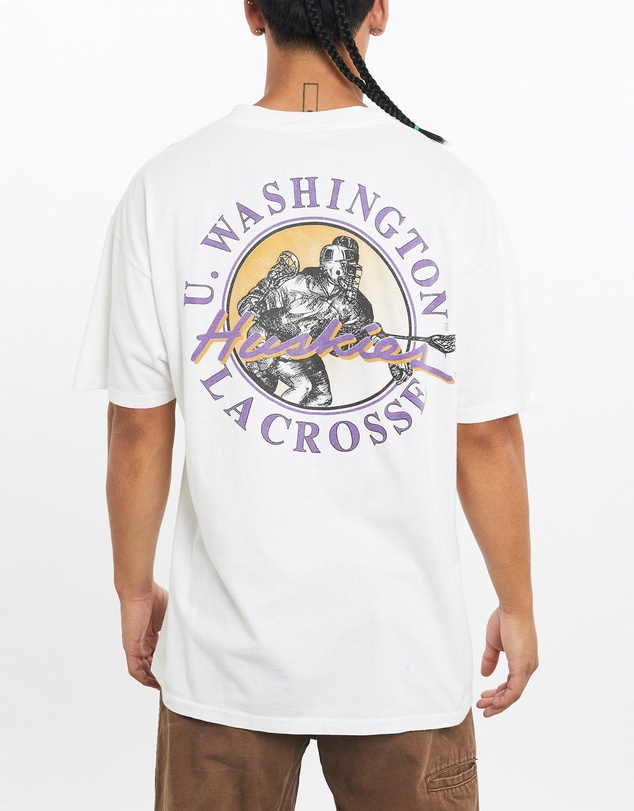 Vintage by The Real Deal - Pre Loved - Vintage 90s University of Washington Huskies Tee