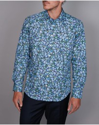 Simon Carter - Watercolour Garden Print Shirt