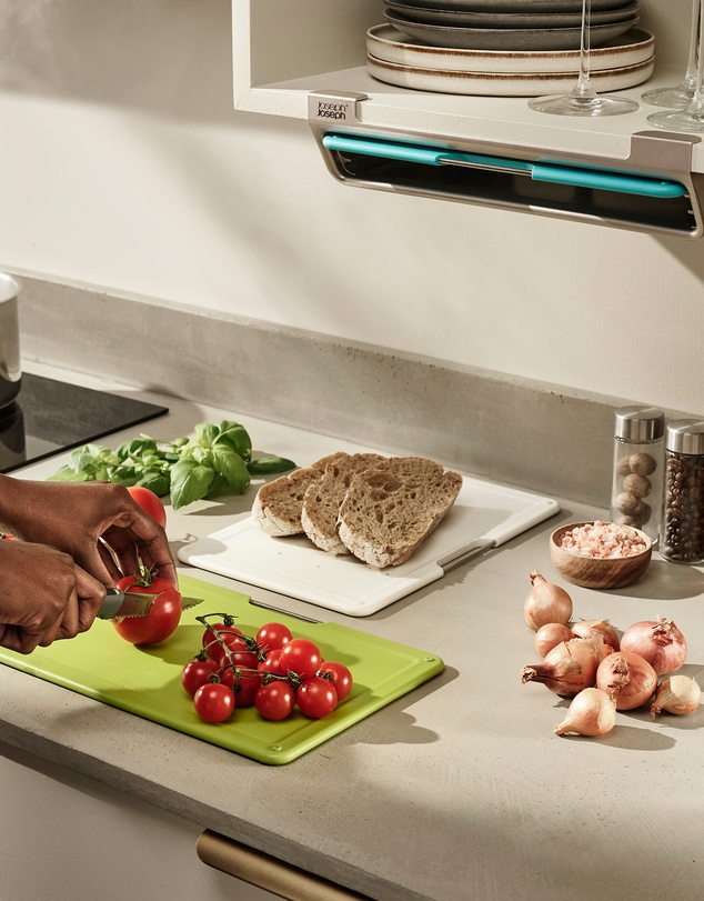 Joseph Joseph - Folio™ Slim 3-piece Under-shelf Chopping Board Set (Multicolour)