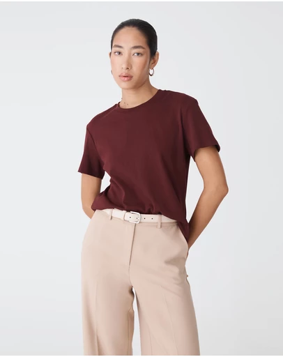 Forcast - May Relaxed Cotton T-shirt