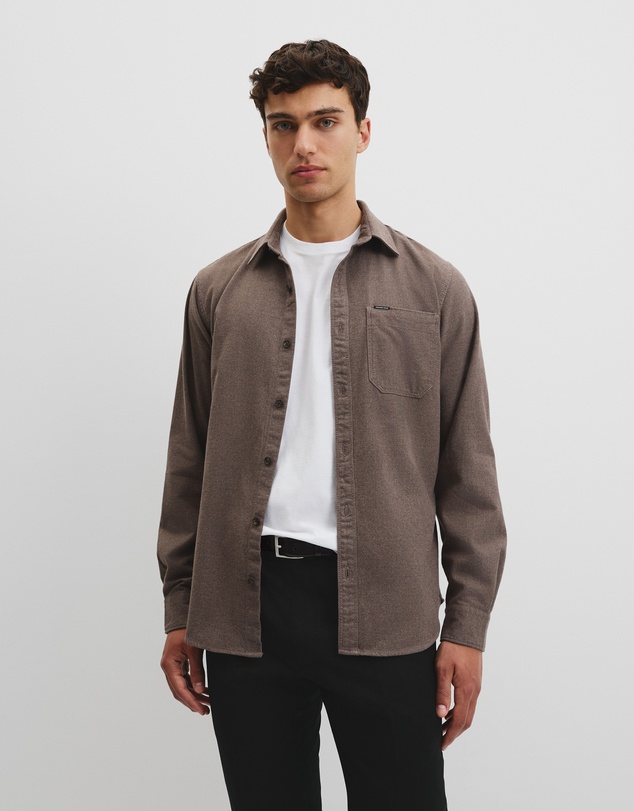 Country Road - Regular Fit Brushed Cotton Shirt