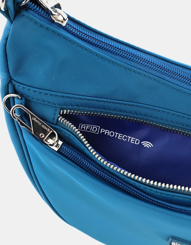 Pierre Cardin - Pierre Cardin Nylon Anti-Theft Crossbody Bag