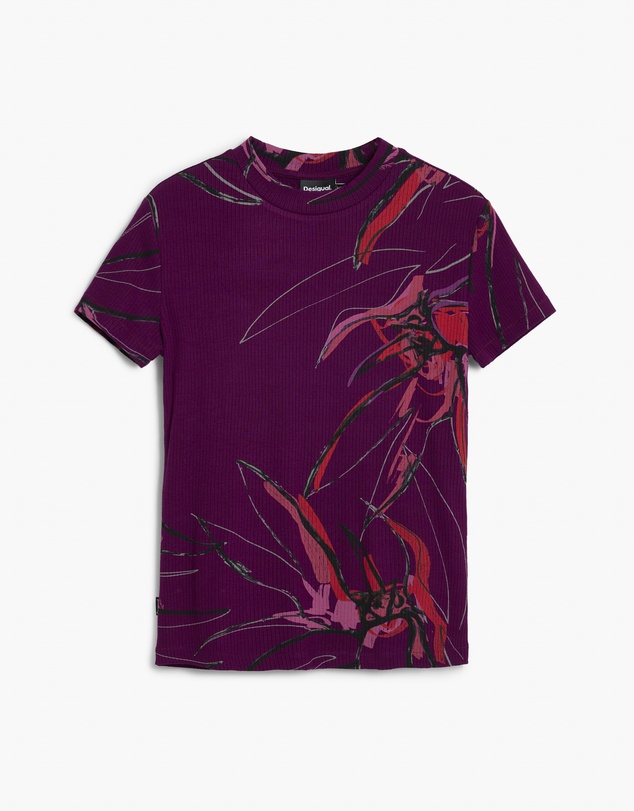 Desigual - Abstract floral T-shirt