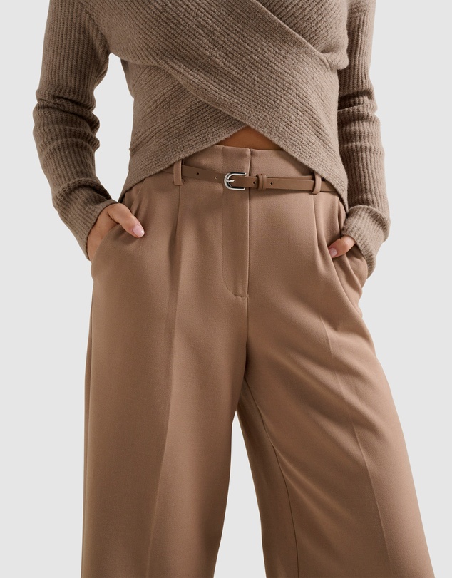 Forever New - Chantelle Belted Wide Leg Pants