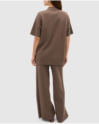 Seed Heritage - Oversized Zip Polo Knit