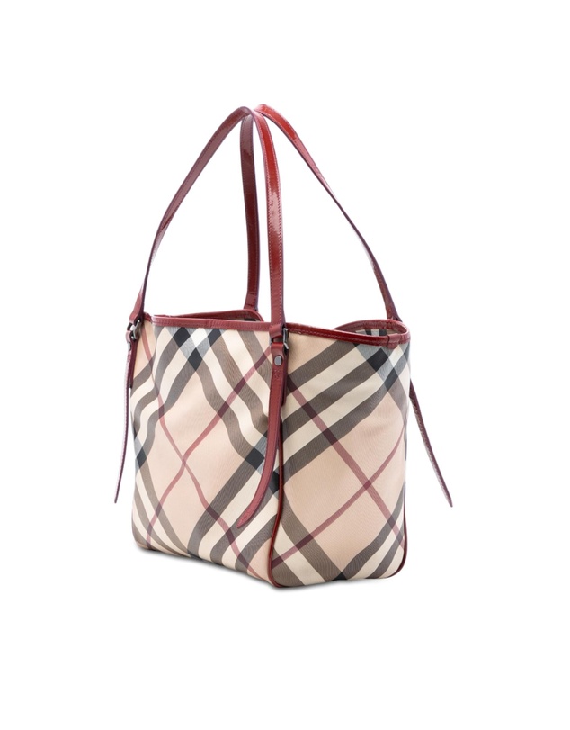 Pre-Loved by Azura Reborn - Pre-Loved Supernova Check Coated Canvas Tote