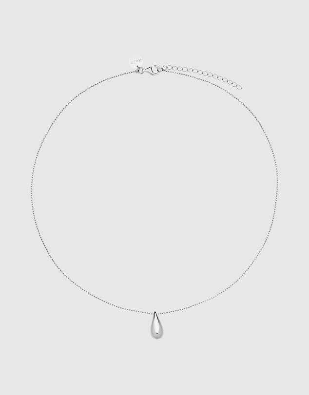 Najo - Eau Silver Necklace (45cm+ext)