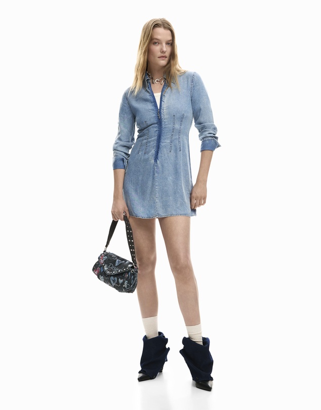 Desigual - Slim denim dress