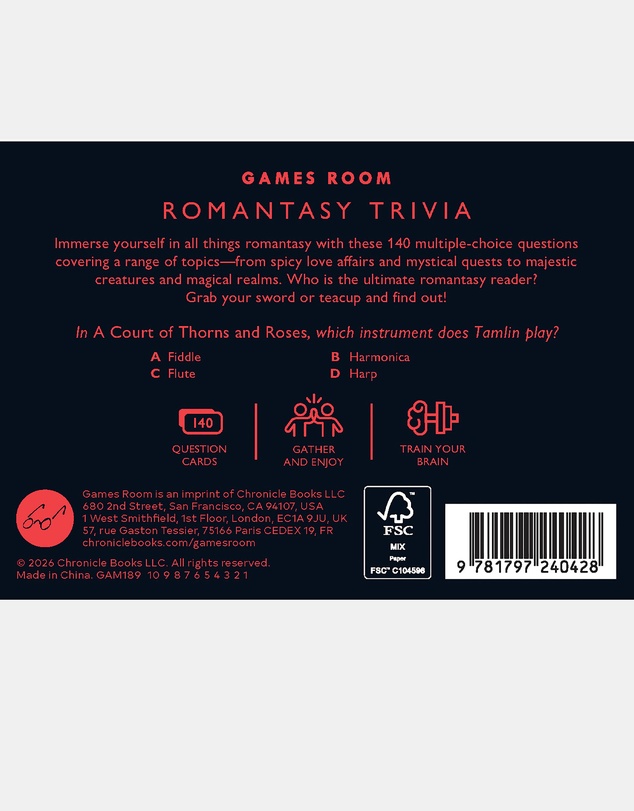 Games Room - Romantasy Trivia