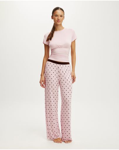 Smooth Kristy Polkadot Pink Kiss/Toffee Bean