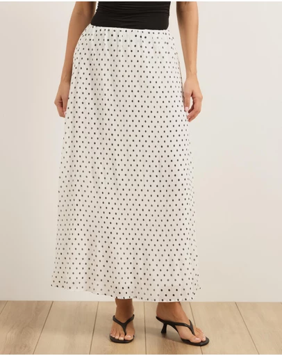 Atmos&Here - Plisse Maxi Skirt