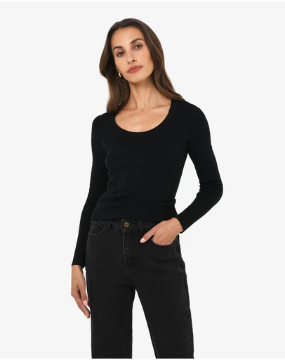 Forcast - Samira Scoop Neck Knit