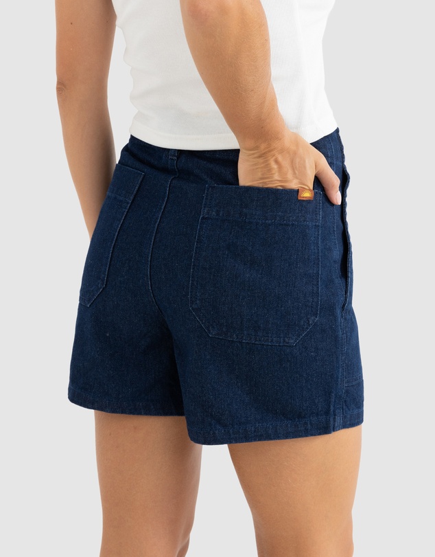 Rhythm - Fatigue Denim Shorts