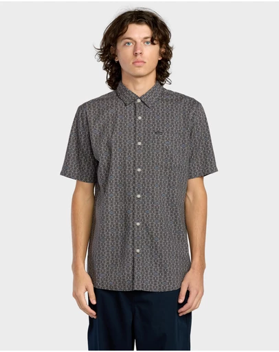 Volcom - Mens Scaller Stone Woves Short Sleeve Shirt
