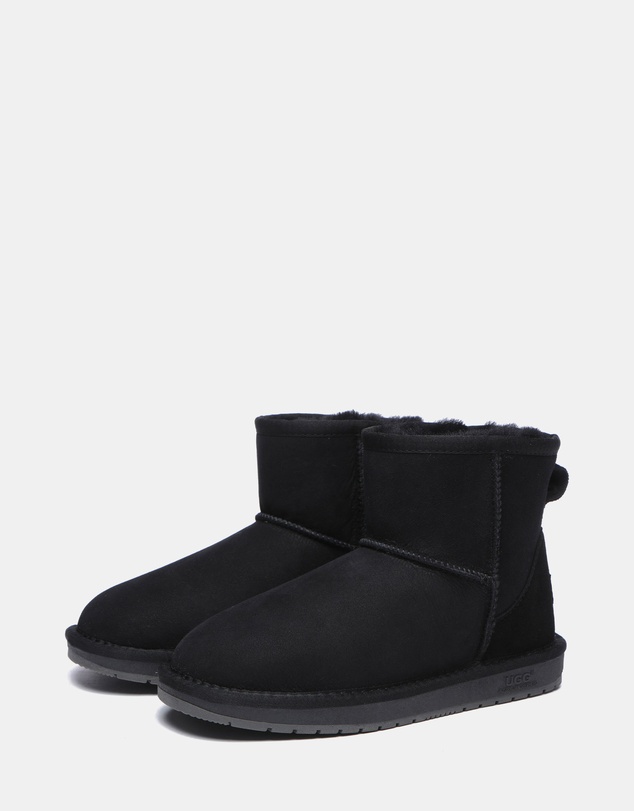 EVERAU - Australian Shepherd Ugg Mini Classic Sheepskin Upper UGG Boots