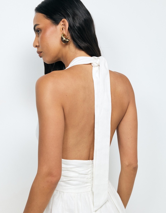AERE - Twila Halter Mini Dress