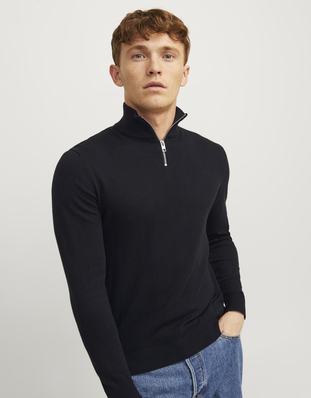 Jack & Jones - Emil Knit Quarter Zip Top