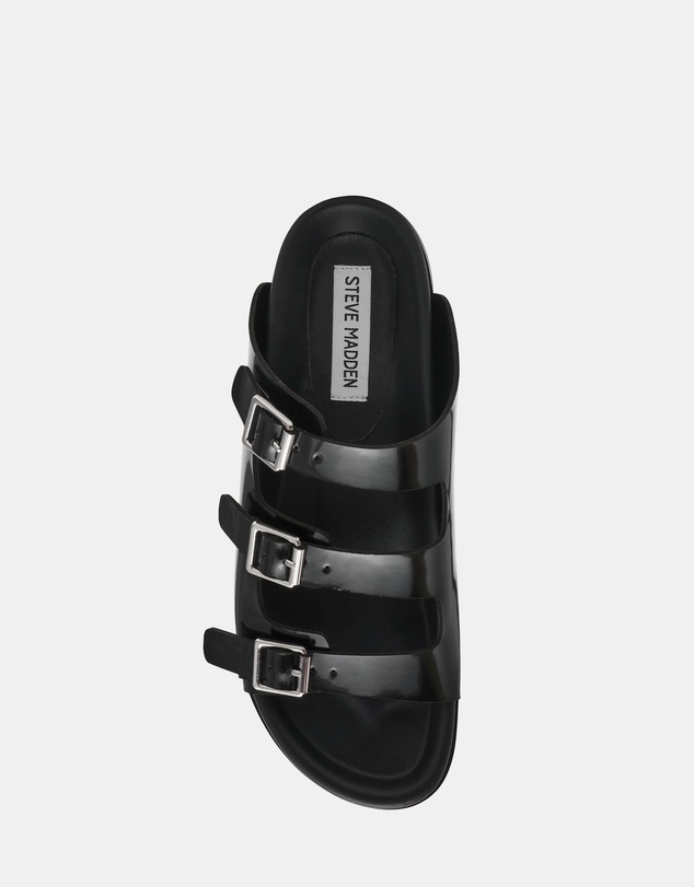 Steve Madden - Easy-Peazy Black Sandals